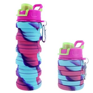 Rainbow Collapsible Water Bottle - 4aKid