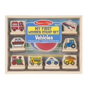 Melissa & Doug - My First Wooden Stamp Set Vehicles (Pre-Order)
