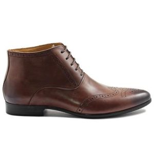 Genuine Leather Boot - Brown