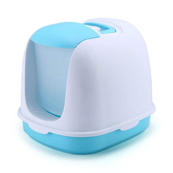 Pet Cat Litter Box - Blue (Clearing Item)