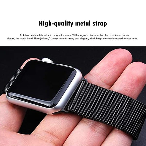 42/44mm Magnetic Milanese Strap for Apple Watch - Image 2