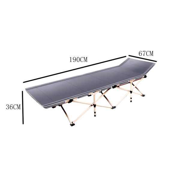 Portable Folding Beach Camping Single Bed - Image 2