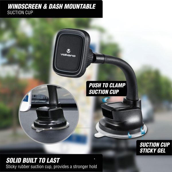 HOLD SERIES EXTENDABLE MAGNETIC DASH / WINDSCREEN PHONE HOLDER - Image 14