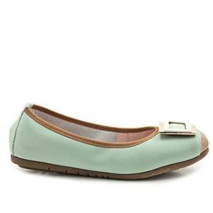 Leather Pumps - Mint