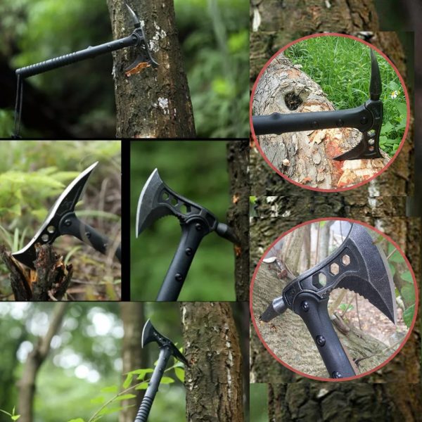 Camping Axe Survival Hatchet Tactical Throwing Tomahawk - Image 2