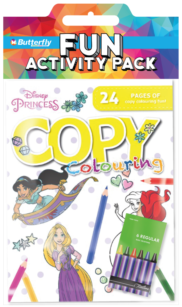 DISNEY PRINCESS - HANGING COLOURING PACK