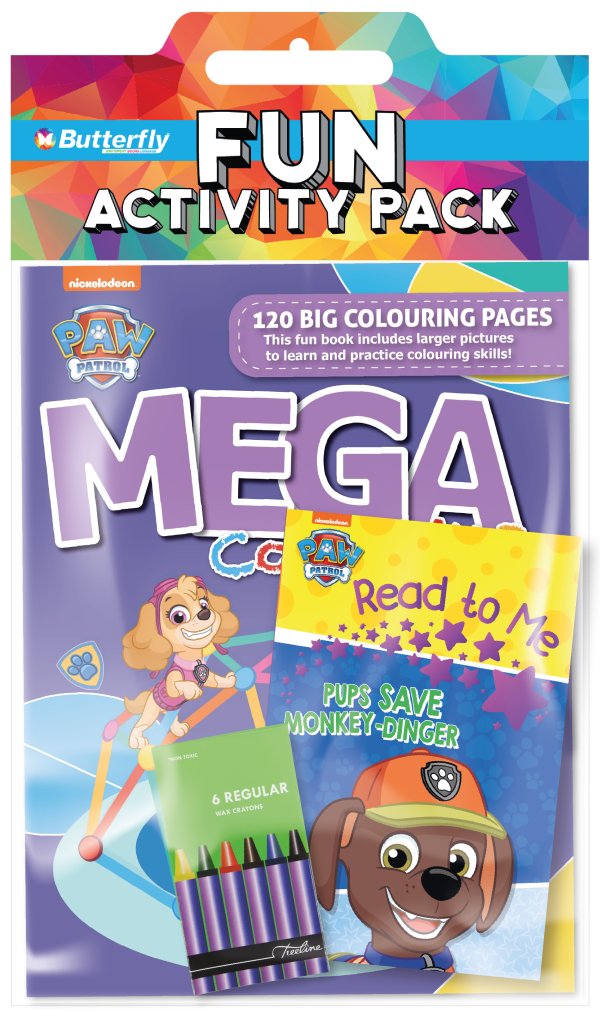 PAW PATROL - HANGING COLOUR AND READ PACK