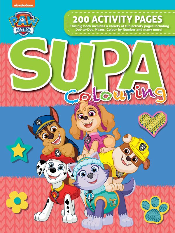 PAW PATROL - 200PG SUPA COLOUR & ACTIVITY BOOK