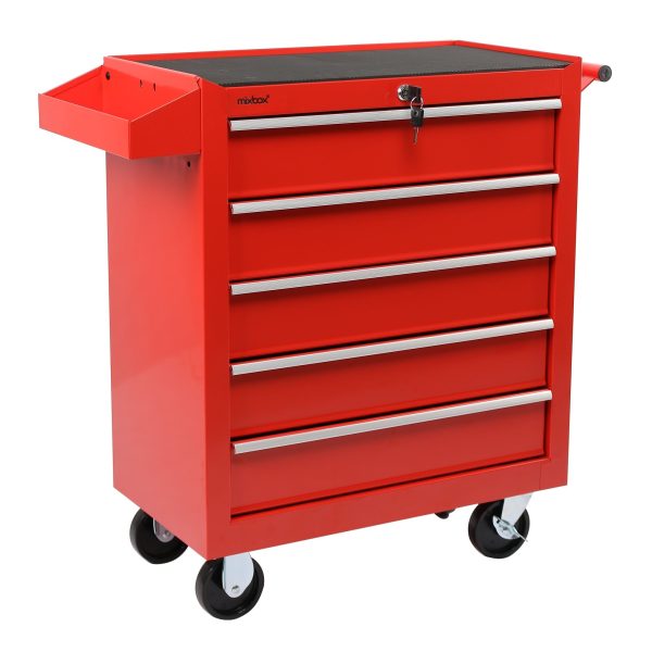 5 Drawer Heavy Duty Tool Storage Trolley Cart (Gauteng Delivery Only)