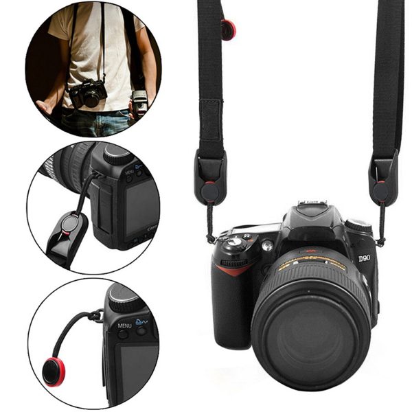 Quick Release Camera Shoulder & Wrist Strap Set - Image 2