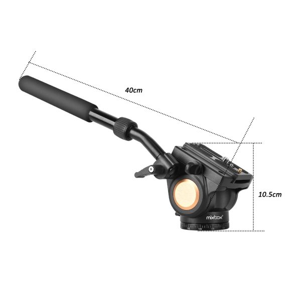 Video Camera Fluid Drag Pan Tilt Head - Image 5