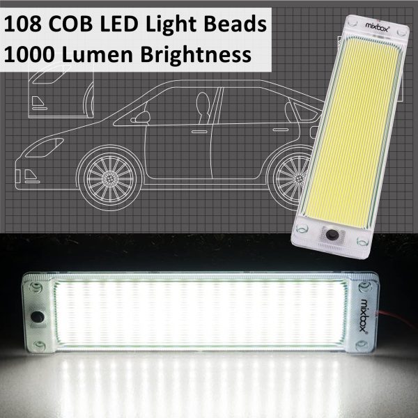 4PCS 12W COB LED Car Interior Light - Image 2