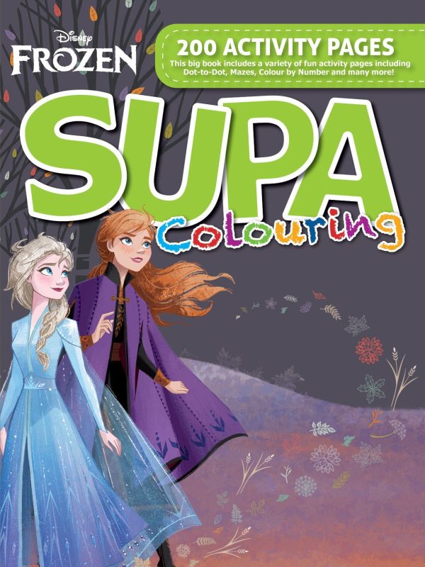 DISNEY FROZEN - 200PG SUPA COLOUR & ACTIVITY BOOK NP