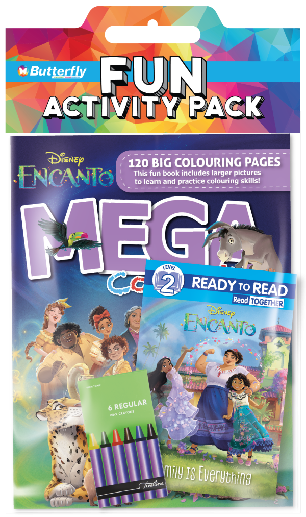 DISNEY ENCANTO - HANGING COLOUR AND READ PACK