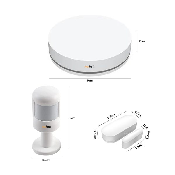 3Pcs Tuya HomeKit Smart Gateway Home Sensor Kit - Image 5