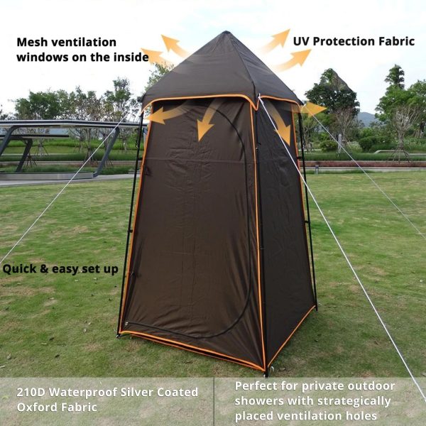 Outdoor Shower Camping Privacy Tent With Shower Bag - Image 2