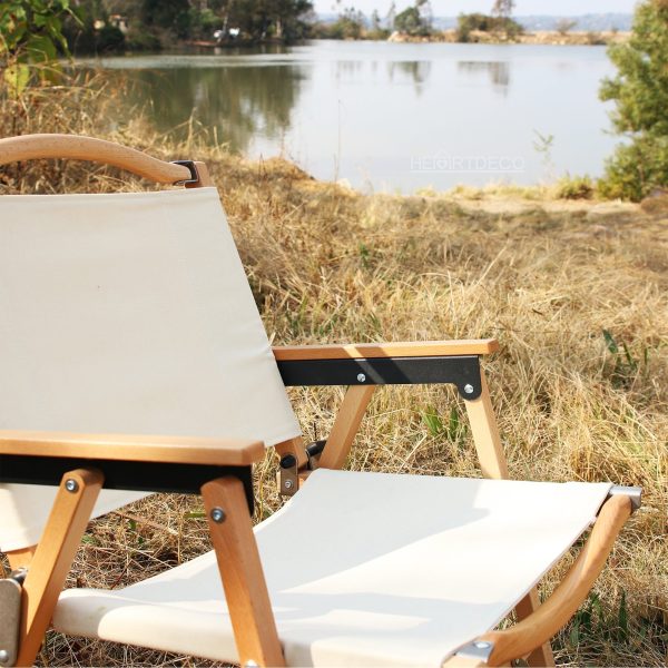 Wooden Folding Camping Kermit Chair - Image 3