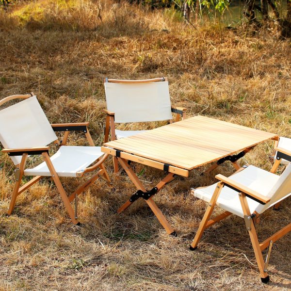 Wooden Folding Camping Kermit Chair - Image 2