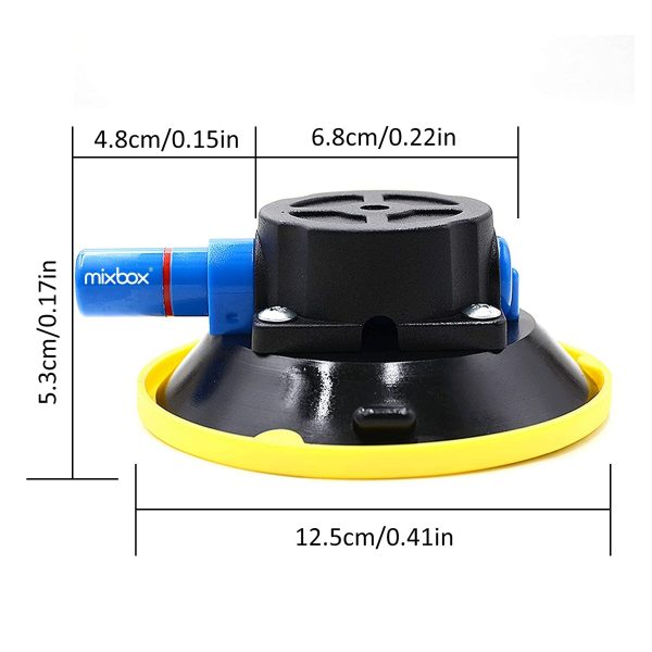 G1/4 Thread 4.5 inch Vacuum Suction Cup for Dent Repair Car Camera Mount - Image 4