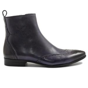 Genuine Leather Boot  - Blue