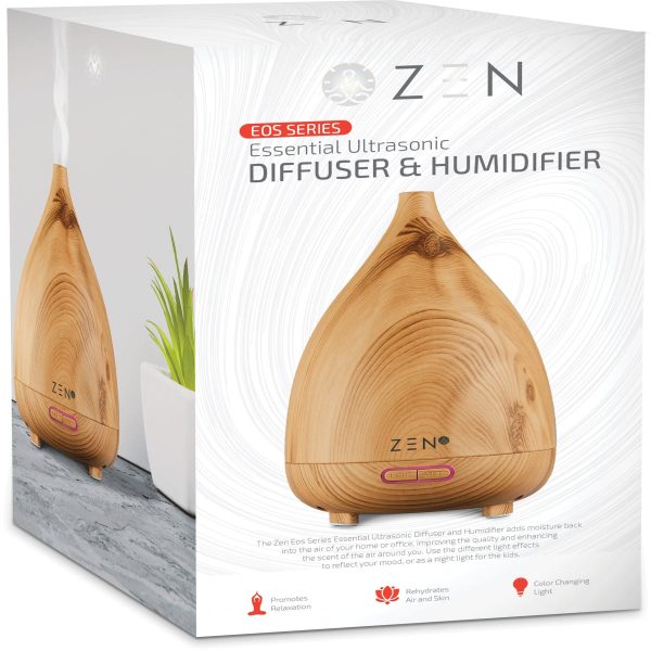 ZEN Eos series Ultrasonic Diffuser - Light Wood - Image 2