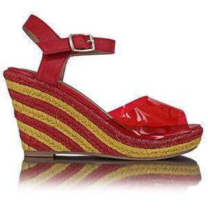 Espadrille Wedge - Red