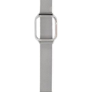 44mm Apple Watch Band With Cover - Silver