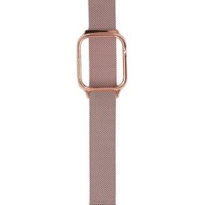 44mm Apple Watch Band With Cover - Rose Gold