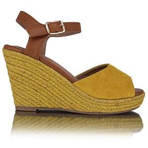 Espadrille Wedge - Mustard