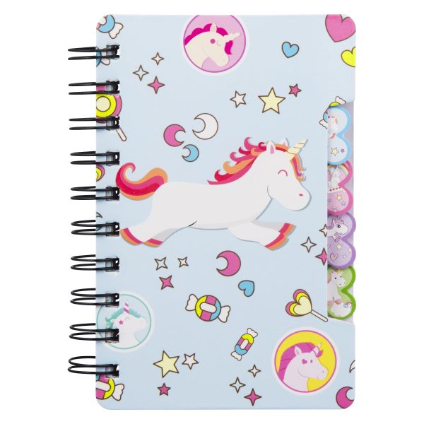 Quest Unicorn Spiral Notebook Aqua