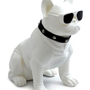 French Bulldog Bluetooth Speaker - White