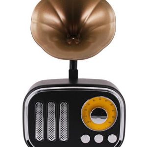 Wireless Vintage Speaker - Black