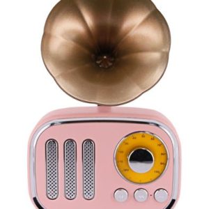 Wireless Vintage Speaker - Pink