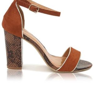 Block Heels - Tan