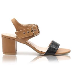 Block Heels - Tan