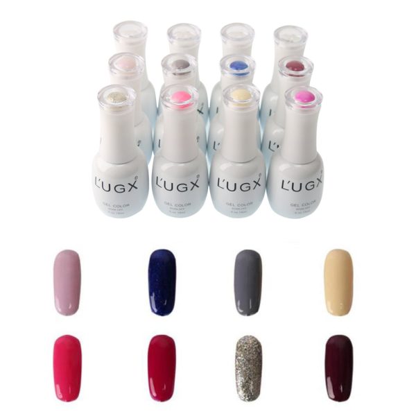 One Step 8 Color Soak off Nail Gels With Base & Top Coating Set (Clearing Item) - Image 3