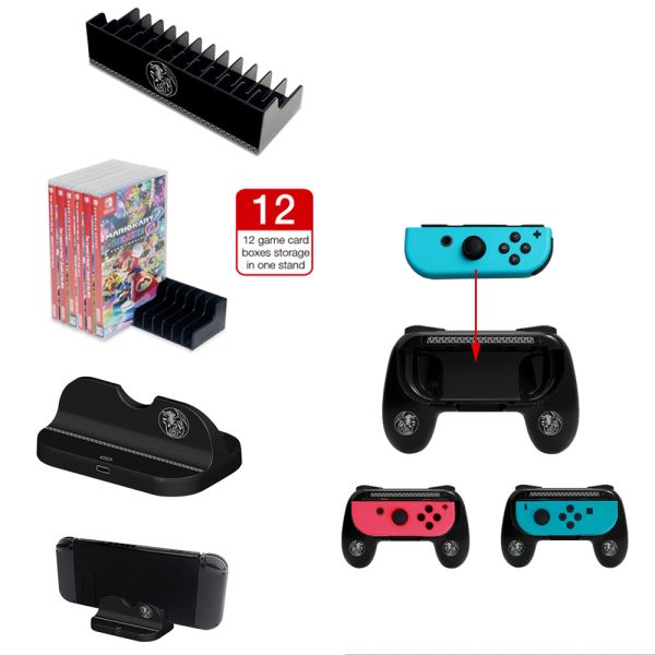 Charging Base Controller Grip & Disk Rack Set for Switch - Image 3