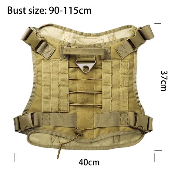 Tactical Dog Harness Vest Set - XL - Image 4