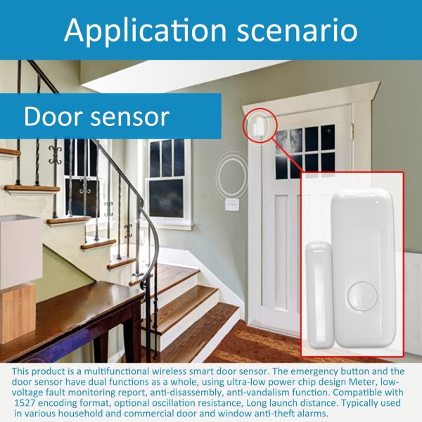 Wireless Door and Window Sensor 2Pcs - Image 4