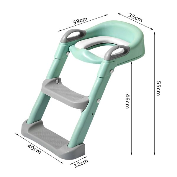 Foldable Potty Training Toilet Seat Ladder Step - Image 4