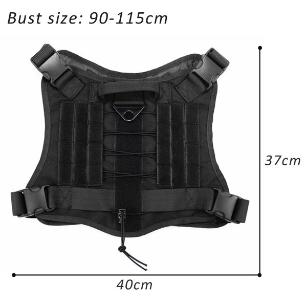 Tactical Dog Harness Vest Set - XL - Image 7