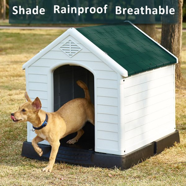 Indoor Outdoor Plastic Waterproof Dog House Kennel - Image 2