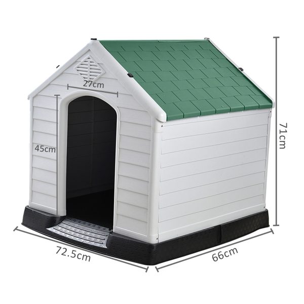 Indoor Outdoor Plastic Waterproof Dog House Kennel - Image 4