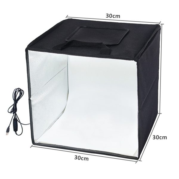 30cm Portable Photography Studio LED Light Box Set - Image 4