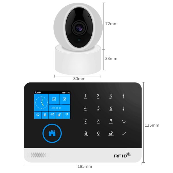 WIFI Home Security Camera Alarm System Wireless IP GSM - Image 5