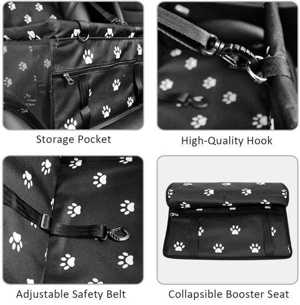 Pet Travel Car Seat Cover Booster Seat - Image 3