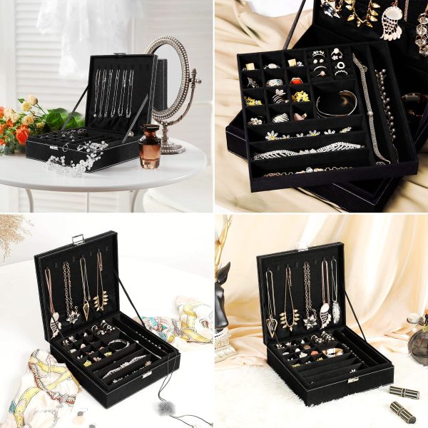 2 Tier Jewelry Organizer Box - Image 6