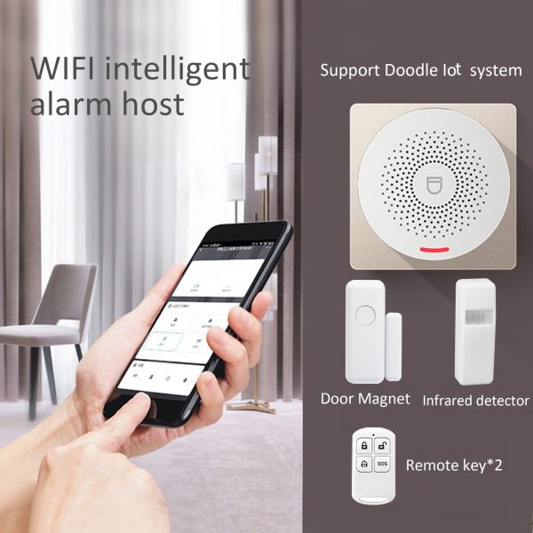 Wireless Home Security Motion Detective Sensor Alarm Kit - Image 2