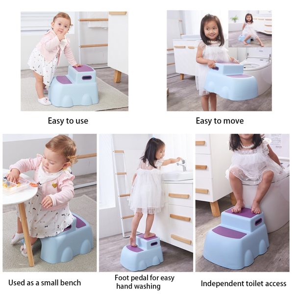 Non-Slip Hand Washing Step Stool for Children - Image 2