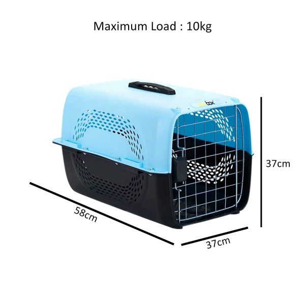 Heavy Duty Pet Travel Crate Carrier - 10kg - Image 7